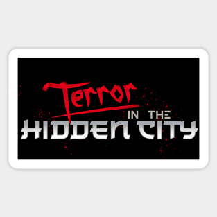 Terror in the Hidden City Blood Splatter Sticker